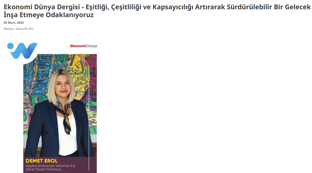 Alpplas Endüstriyel Yatırımlar A.Ş. Şirket Hayatı