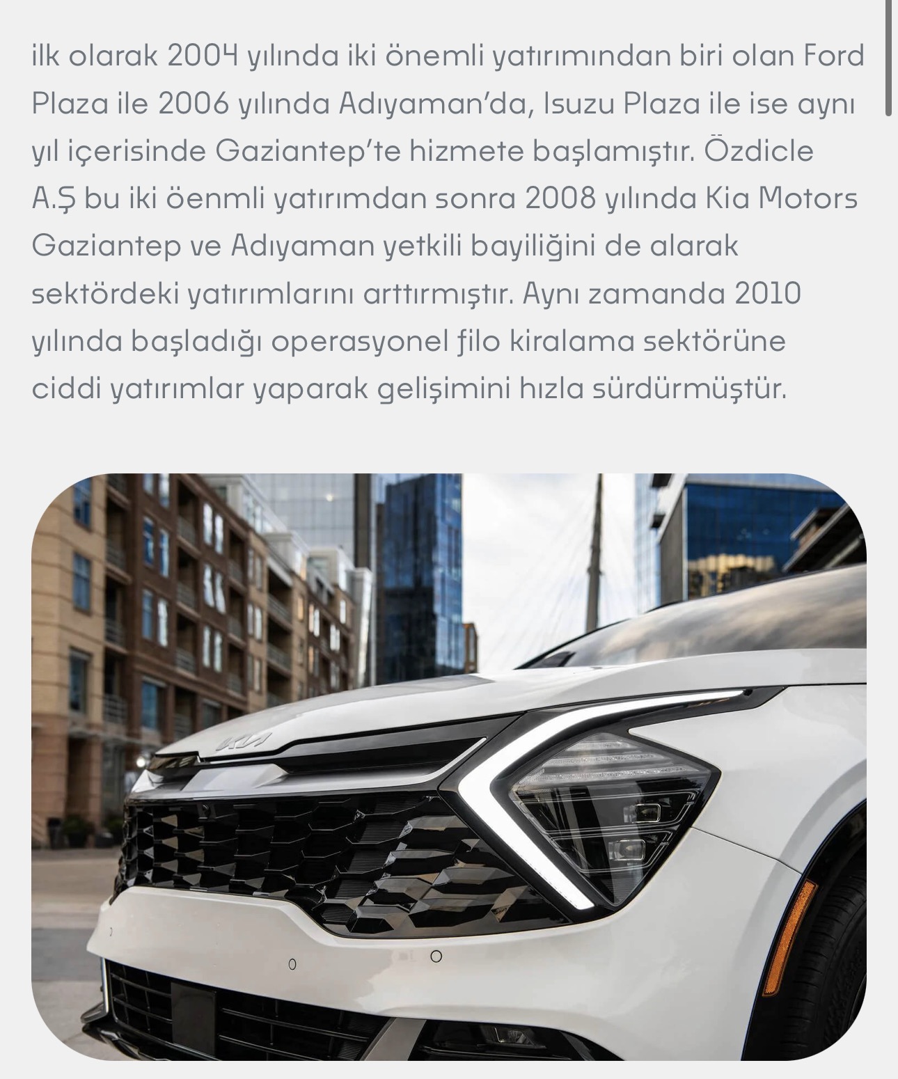 Dicle Fza Otomotiv Sanayi ve Ticaret Anonim Şirketi Şirket Hayatı