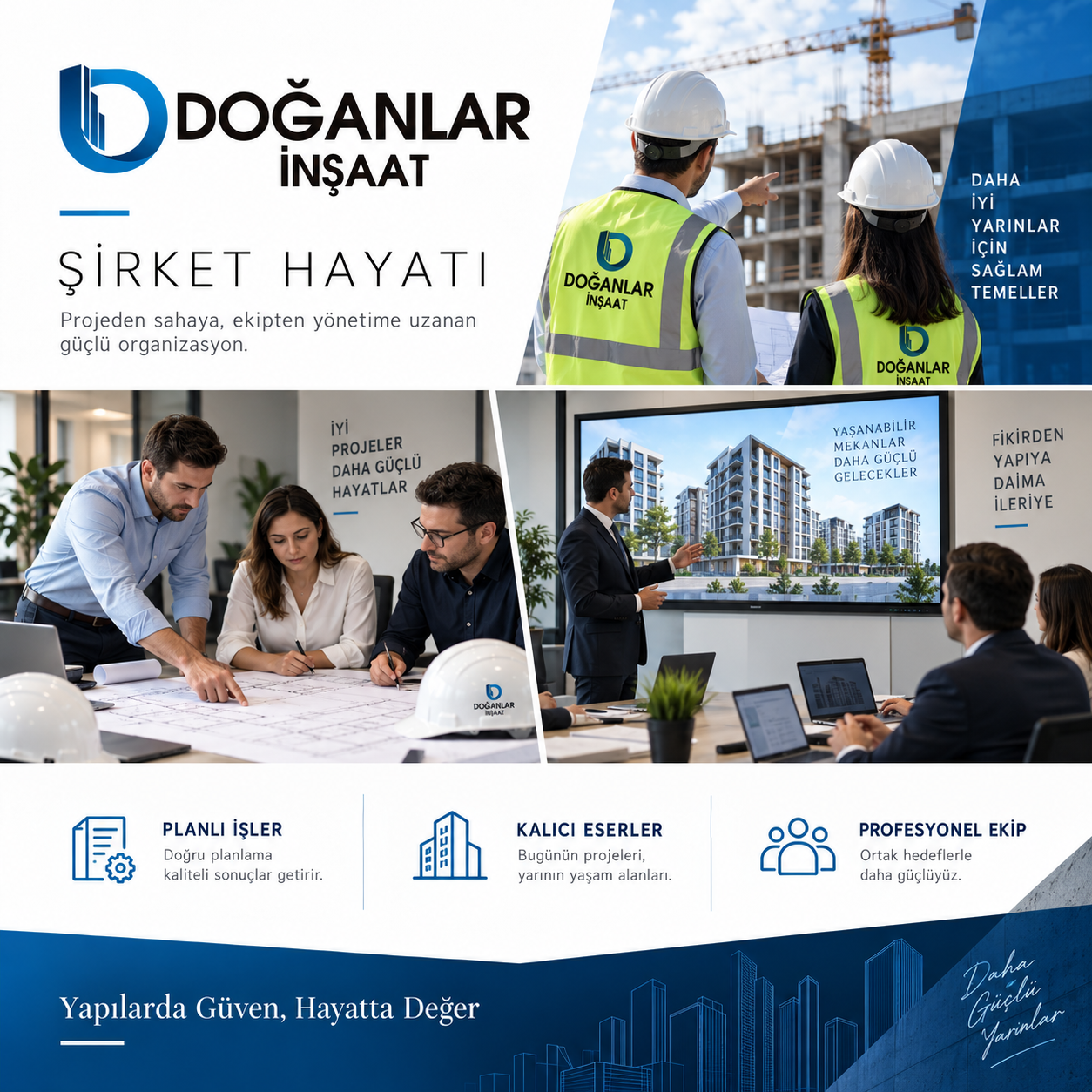 Doğanlar İnşaat Şirket Hayatı