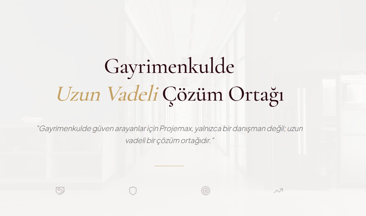 Projemax Emlak İnşaat Otomotiv Ltd. Şti Şirket Hayatı